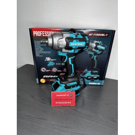 Акумуляторний ударний гайковерт Grand АГ-1100UBL - 1